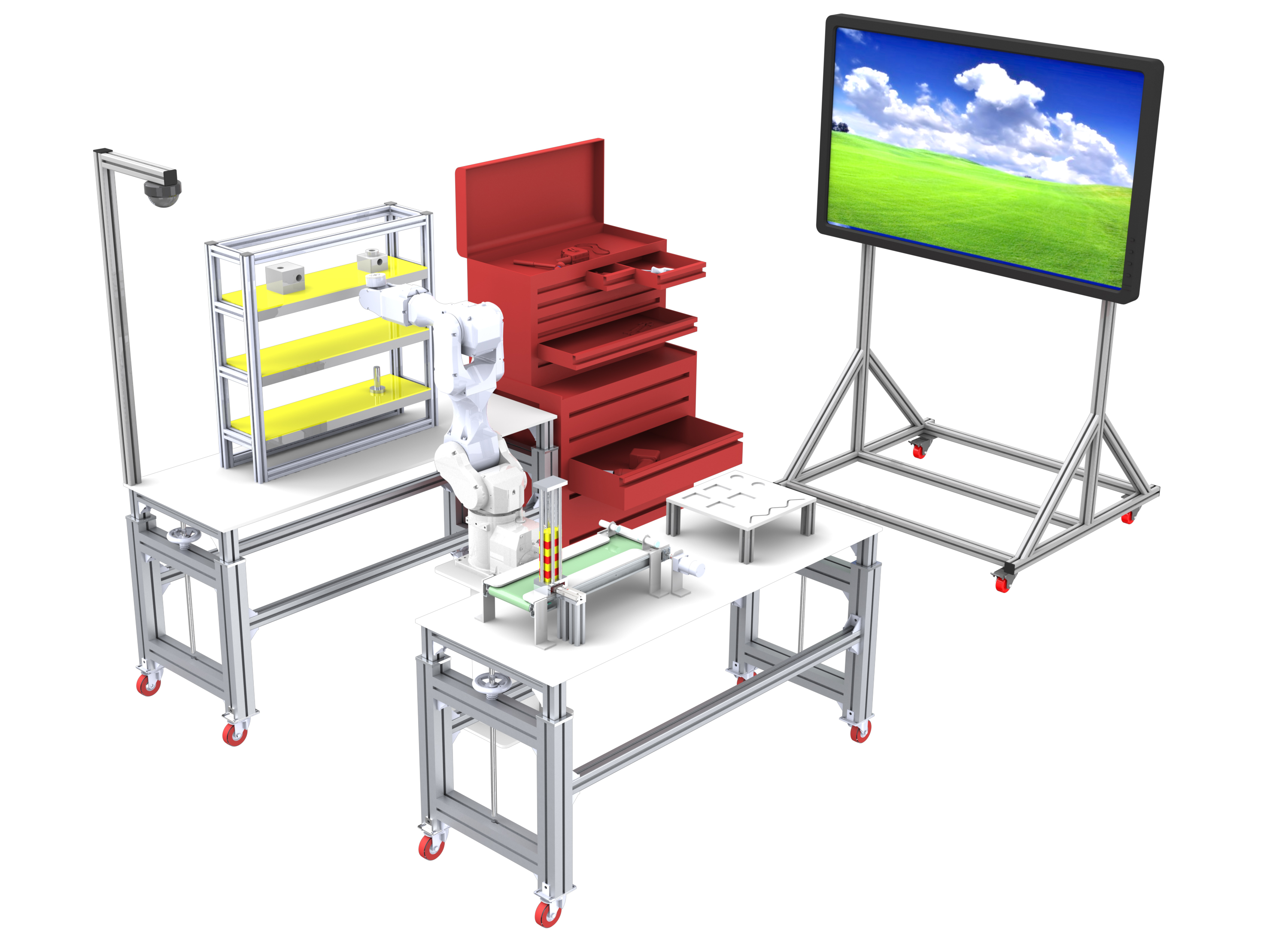 工業機器人拆裝調試實訓臺