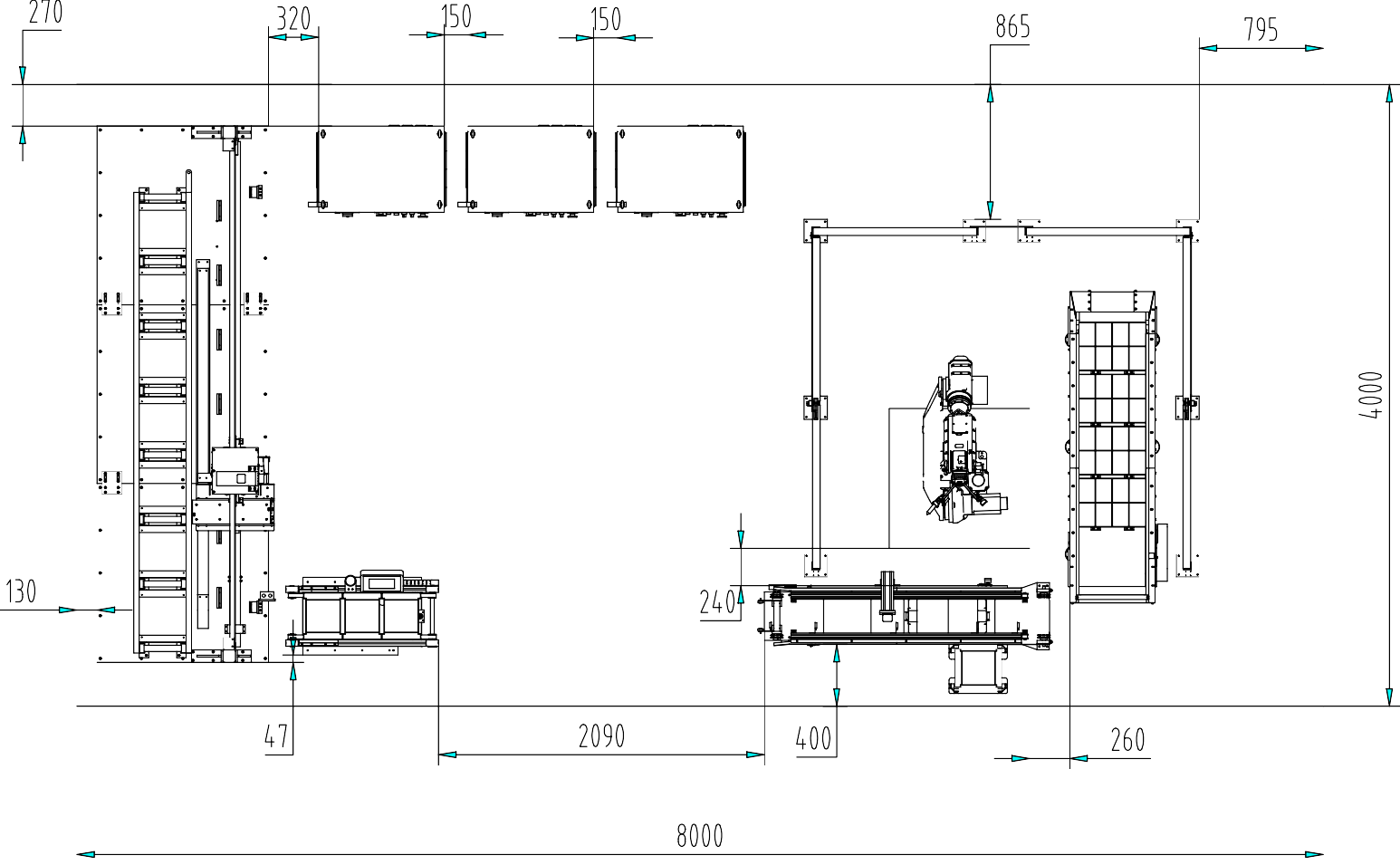 工業機器人工程考核實訓系統