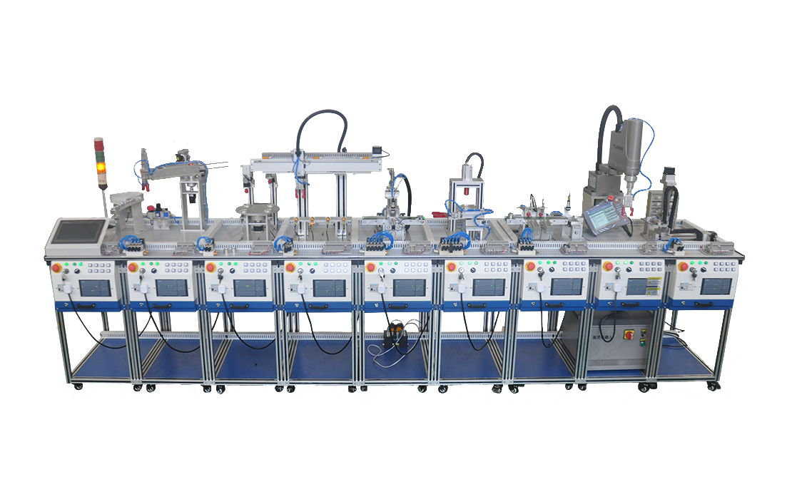 LGJ-SJ66模塊化柔性自動化生產(chǎn)實訓(xùn)系統(tǒng)